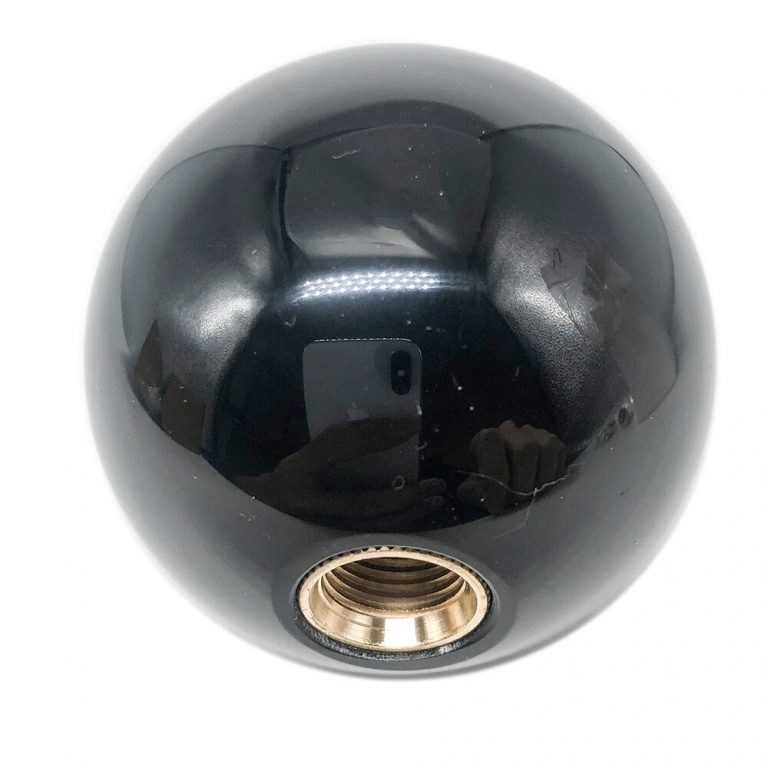 Black 8 Ball Shift Knob Universal Vehicle Gear Shift Lever Round Ball