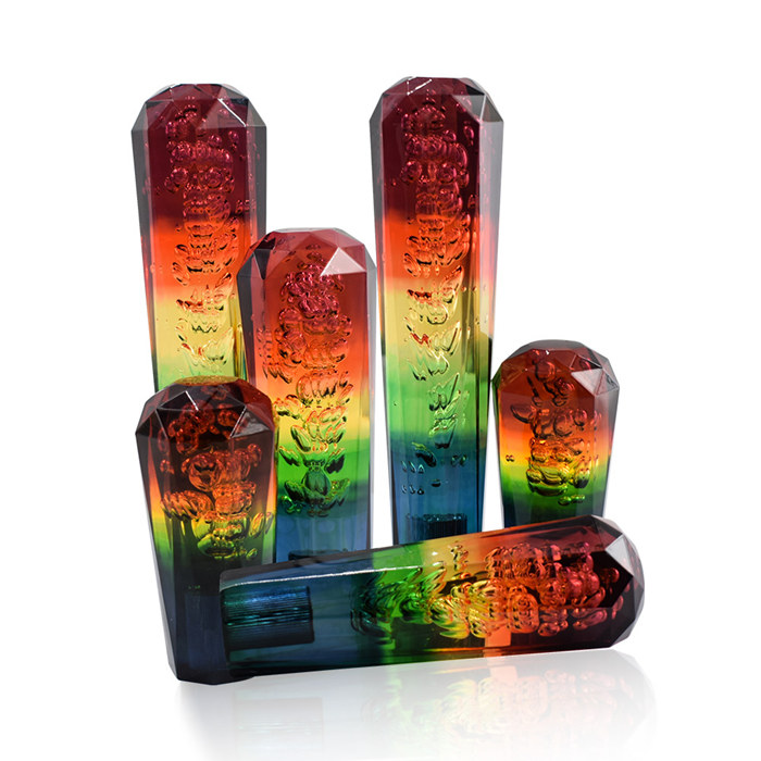 Custom JDM Crystal Shift Knob 4 Color Mixed 1