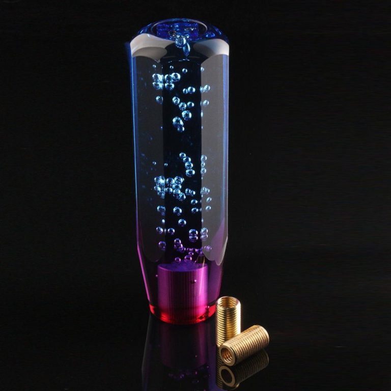 15cm JDM Crystal Gear Knob With Transparent Bubble Cool Shift Knobs