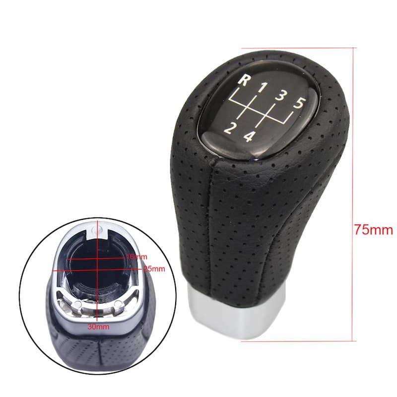 square bmw shift knob size