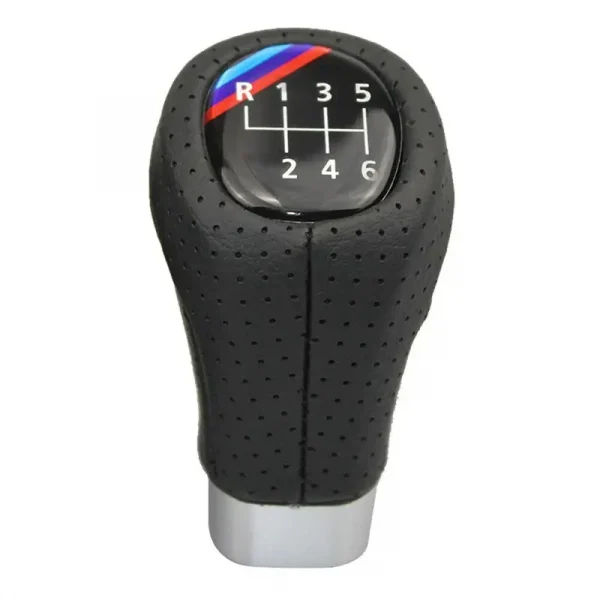 Diagonal 5 / 6 Speed Manual Shift Knob Tri Color Logo For BMW - Image 4