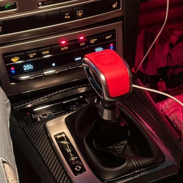 Mercedes shift knob red