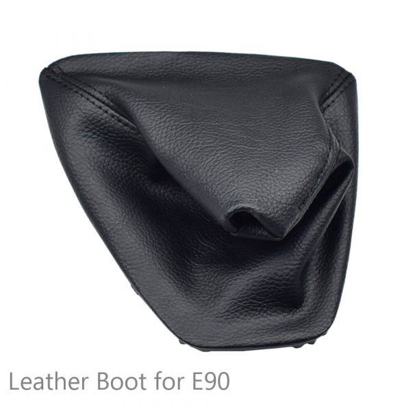 Auto Real Leather Gear Shift Gaiter Boot Dust-Proof Cover Fit For BMW E90 E91 E92 E93 - Image 4