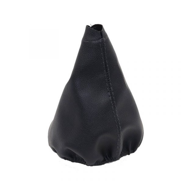 Leather Car Gear Knob Lever Gaitor Boot Cover For VW Fox 2005 - Image 2