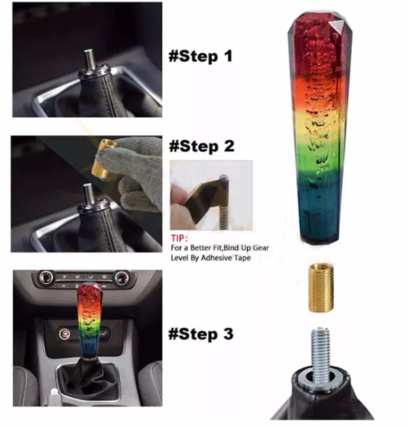 how to install jdm shift knob