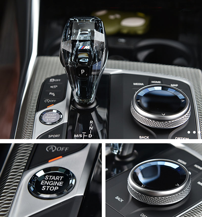 3pcs BMW Crystal Gear Shift Colorful M 3pcs BMW Crystal Gear Shift Colorful M