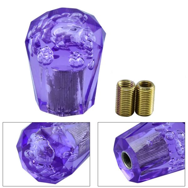 60mm purple bubble shift knob