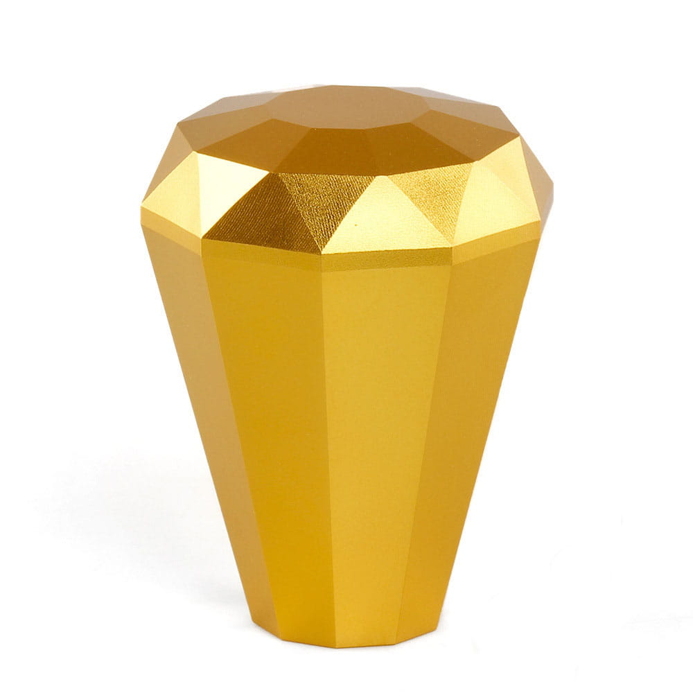 Aluminum Diamond Shifter Knob Yellow