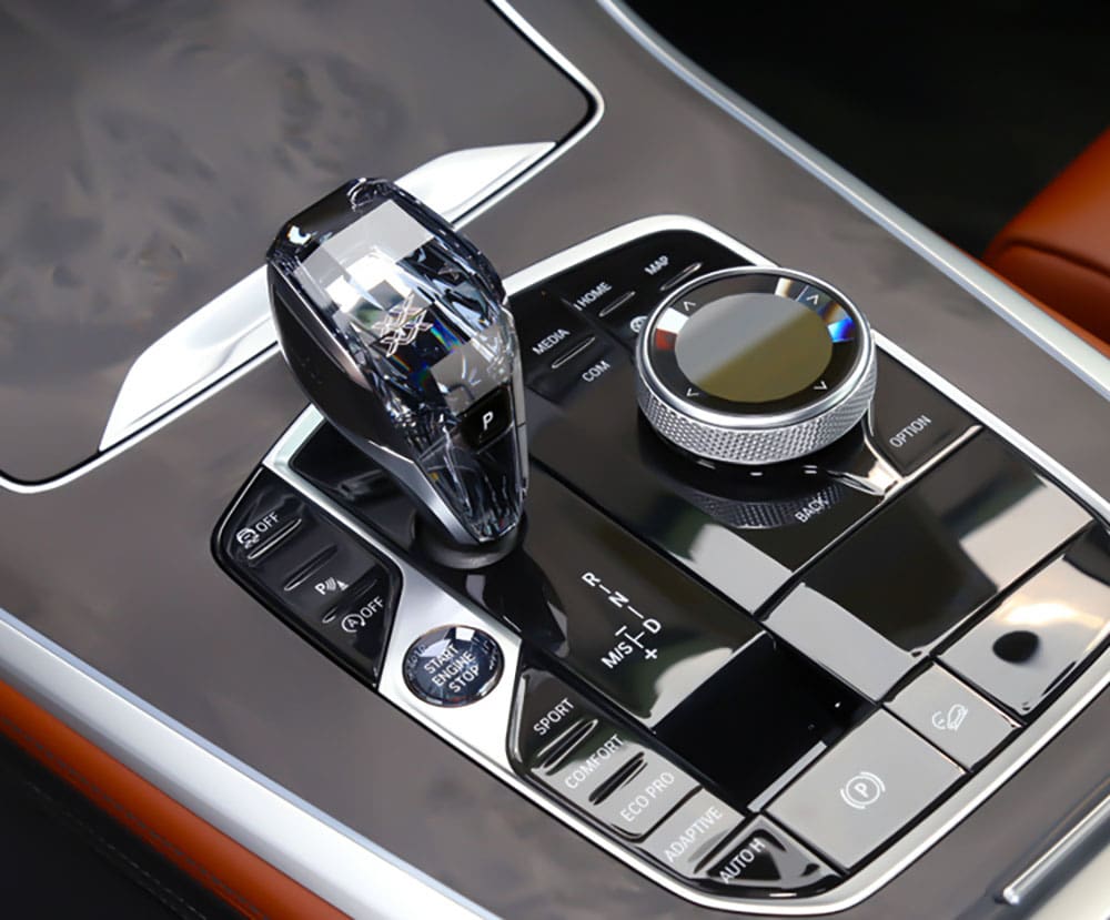 3X BMW X3 X4 Crystal Gear Shifter Set Light Illuminated Shift Knob 1 BMW Crystal Shift Knob Set