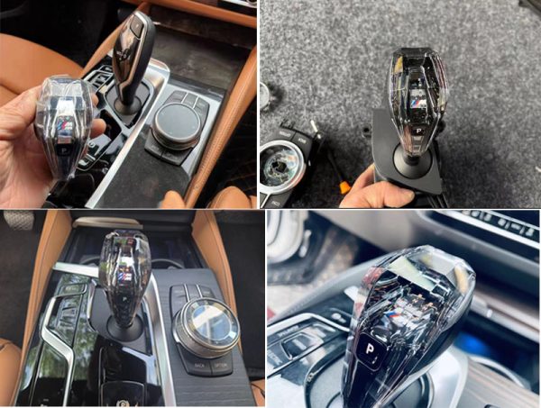 BMW Crystal Shifter Knob RND Logo F30 F25 F15 F16 G30 | Coolshiftknobs