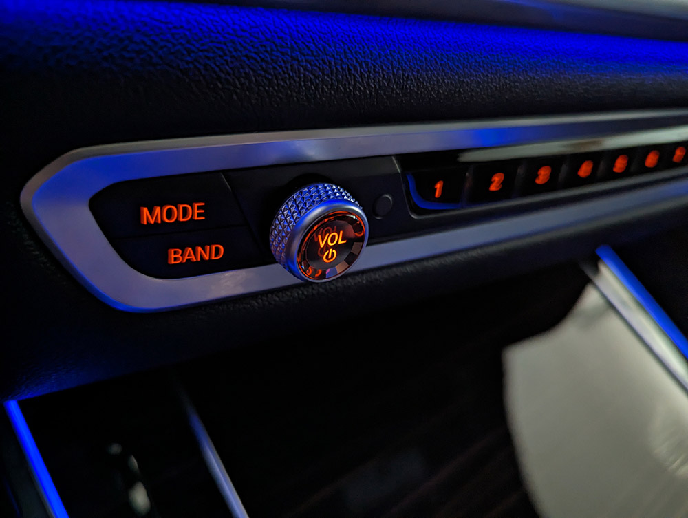 X5 G05 Crystal Volume Button