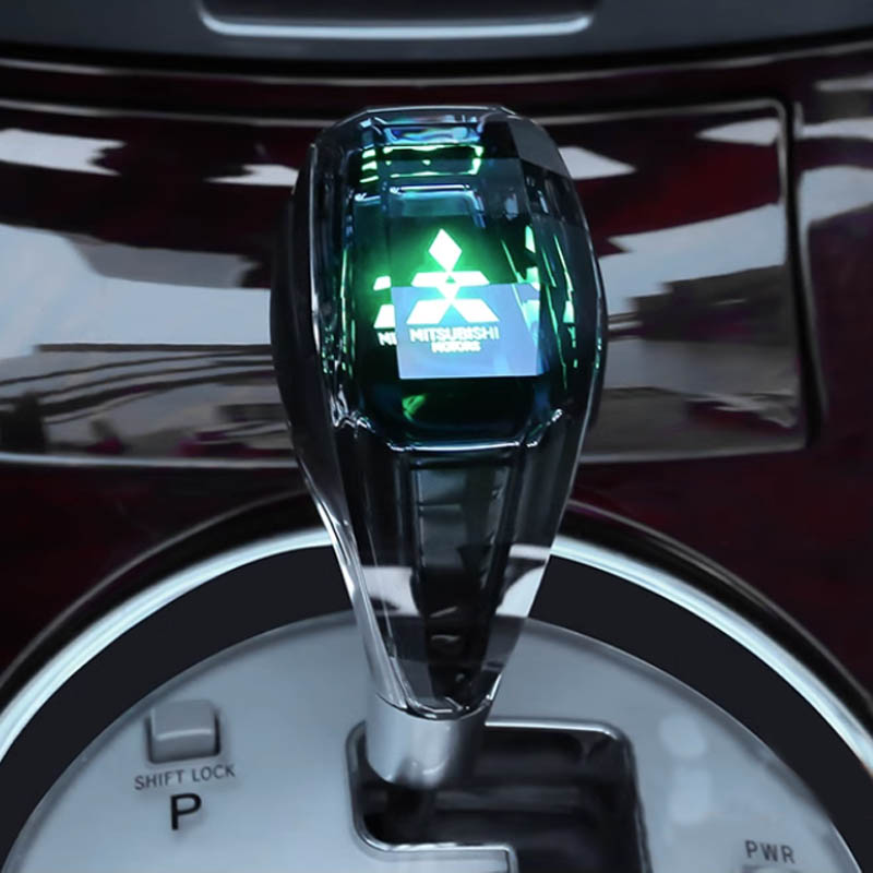 Universal Mitsubishi Crystal Shift Knob Touch Activated LED Illuminated Shifter 6 Mitsubishi crystal shift knob
