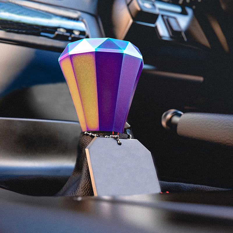 Neo Chrome Diamond Shift Knob