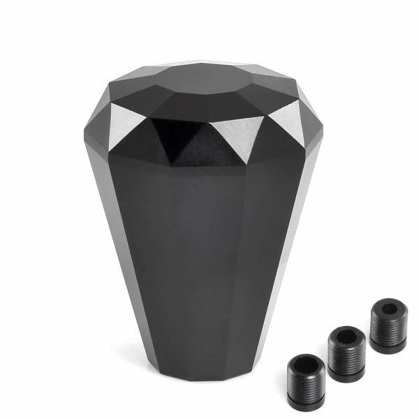 aluminum diamond shifter knob with adapters