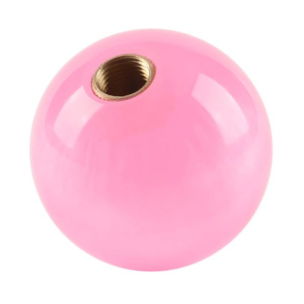 Pink-marble-ball-shift-knob