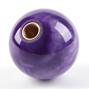 Purple-marble-ball-shift-knob