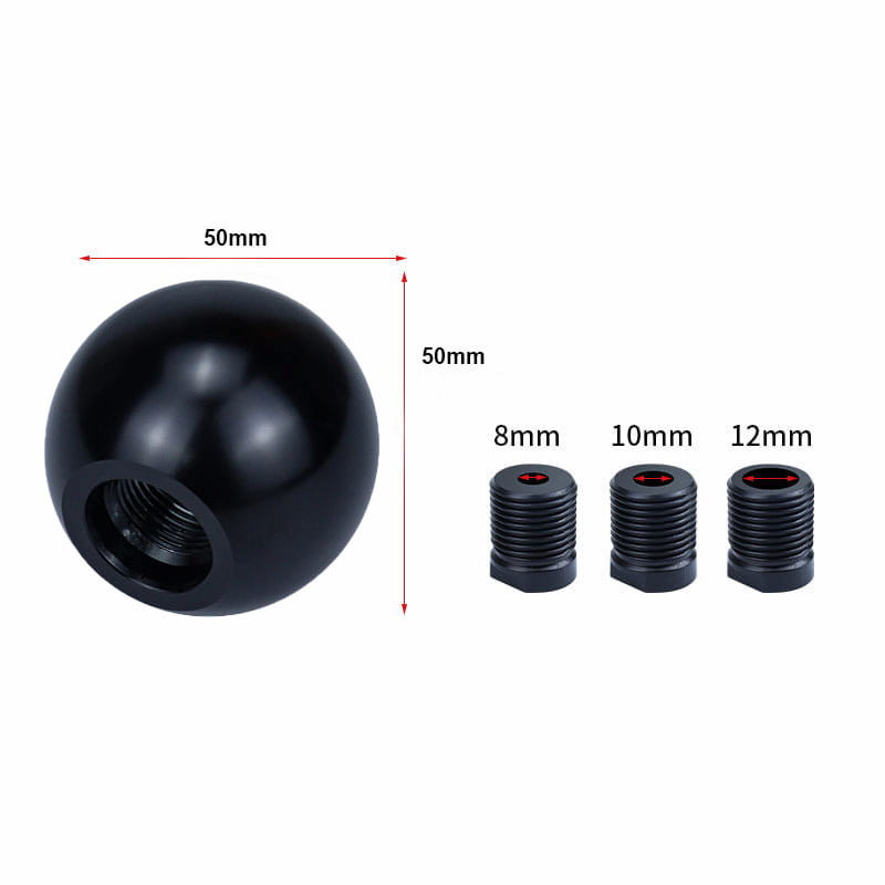 ball aluminum shifter knobs black size