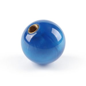 blue ball marble shift knob