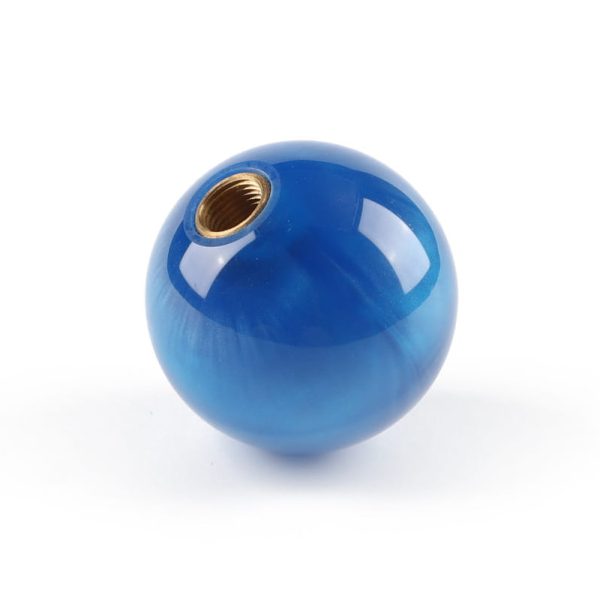 blue ball marble shift knob