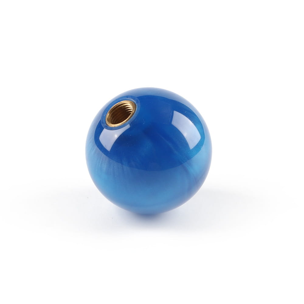 blue ball marble shift knob