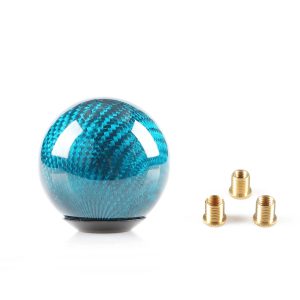 blue carbon fiber ball shift knob