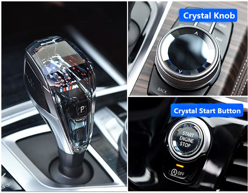bmw diamond shift knob set