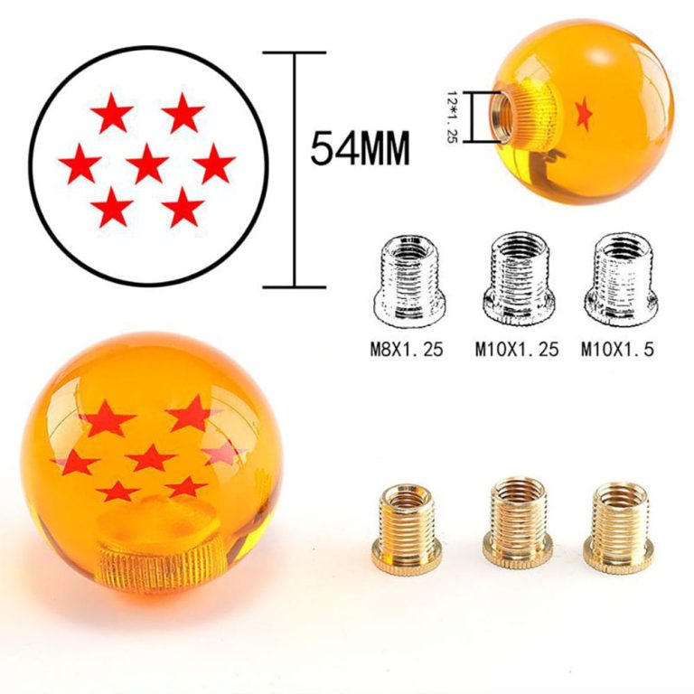 Cool Universal Dragon Ball Shift Knob 54mm 7 Star Coolshiftknobs