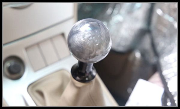 gray marble ball shift knob install