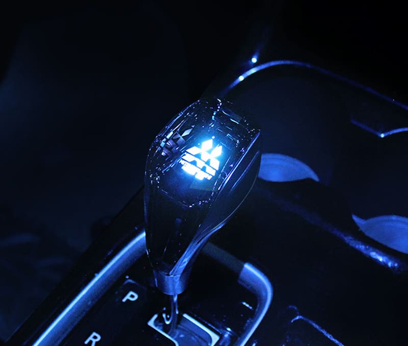 Universal Mitsubishi Crystal Touch Activated Shifter LED Illuminated Shift Knob 1 mitsubishi crystal gear shifter
