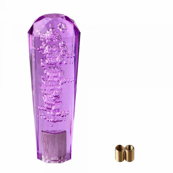 purple crystal bubble shift knob