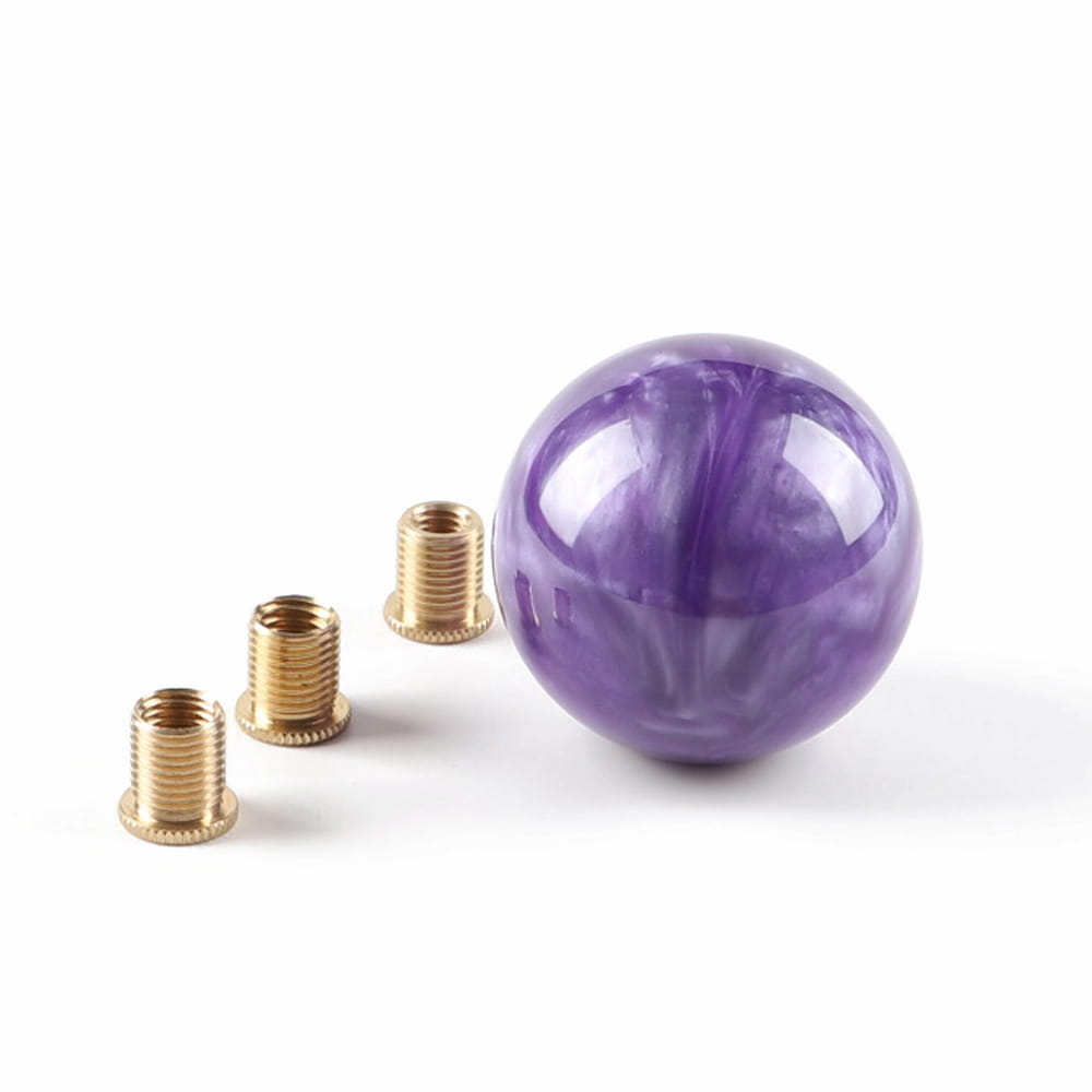 purple marble shift knob with adapters