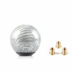 silver carbon fiber ball shift knob