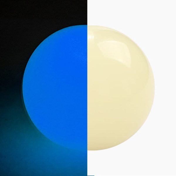white blue luminous ball
