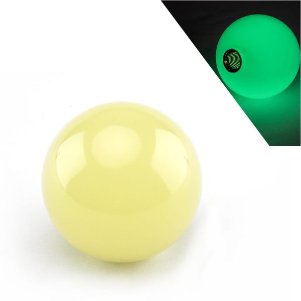 yellow-green luminous ball gear shift knob