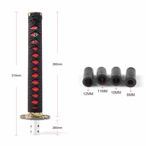 260mm katana shift knob size