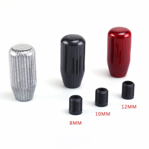 75mm carbon fiber shift knob with adapters