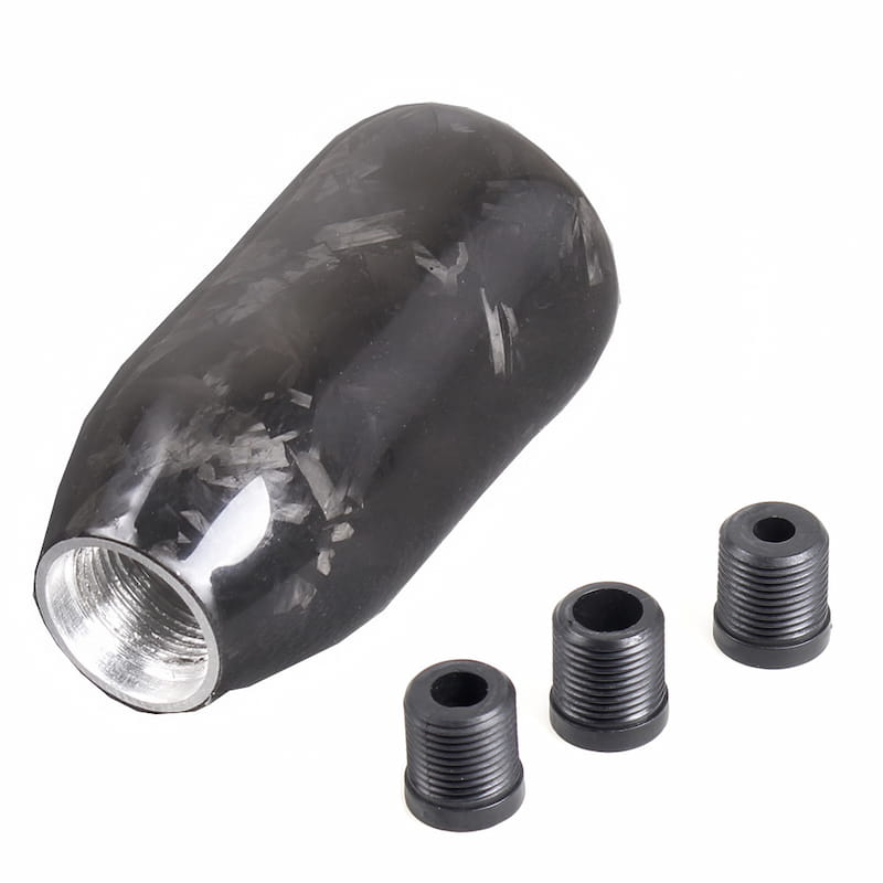 Cylindrical Forged Carbon Fiber Shift Knob (2)