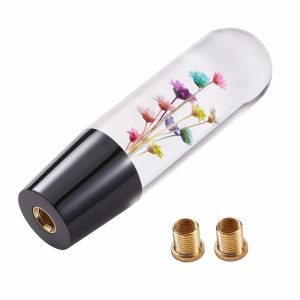 JDM Crystal Real Flower Shift Knobs