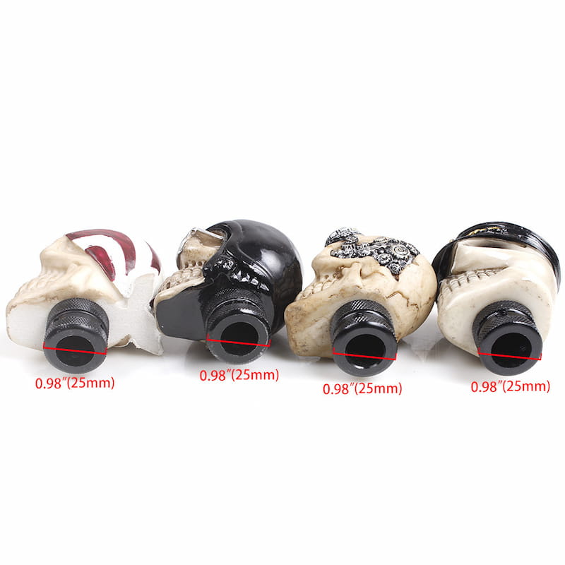 Pirate Skull Gear Shift Knobs Size