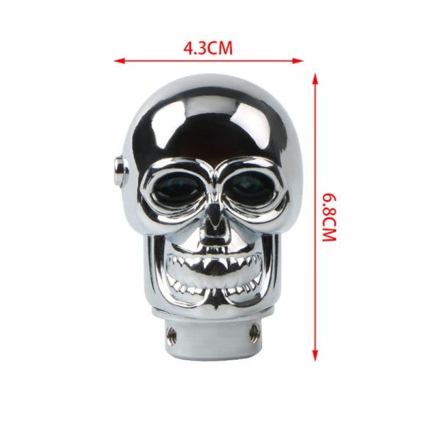 led eyes skull shift knob size