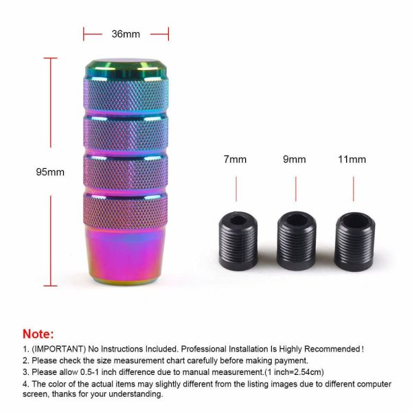 neo chrome non slip weighted shift knobs (3)