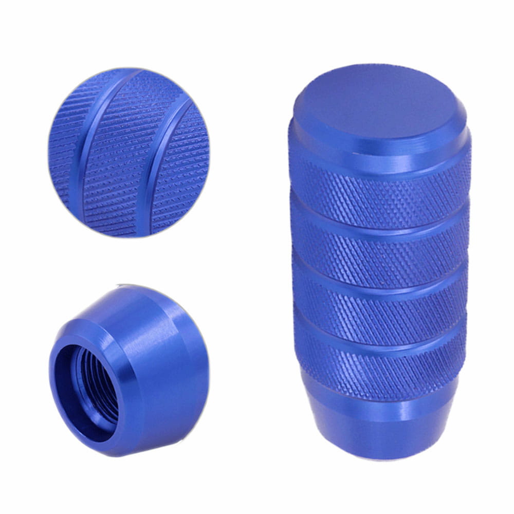 non slip weighted shift knob blue