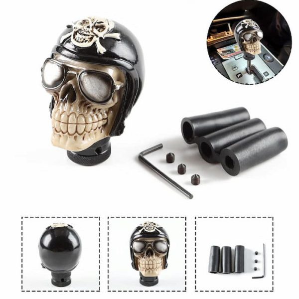 pirate skull shift knob kit