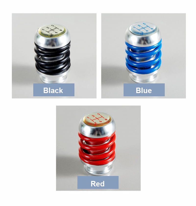 spring shift knobs Black Blue Red