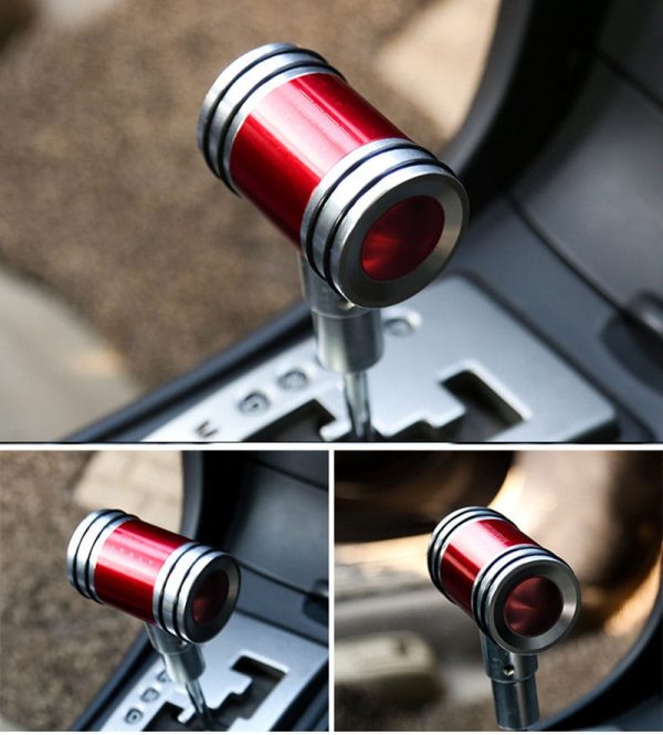 weighted aircraft joystick shift knob red
