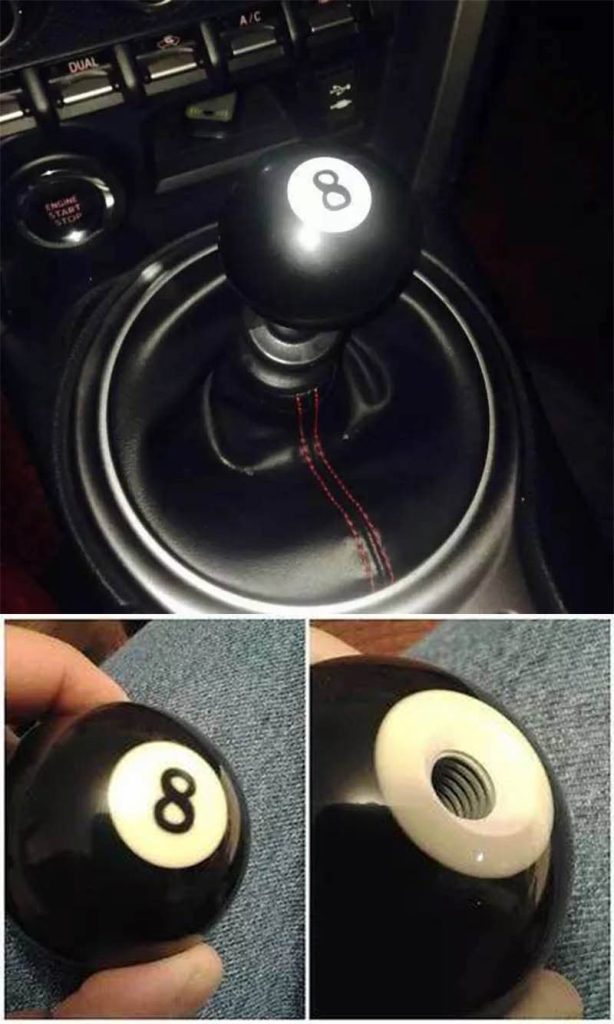 Black 8 Ball Shift Knob