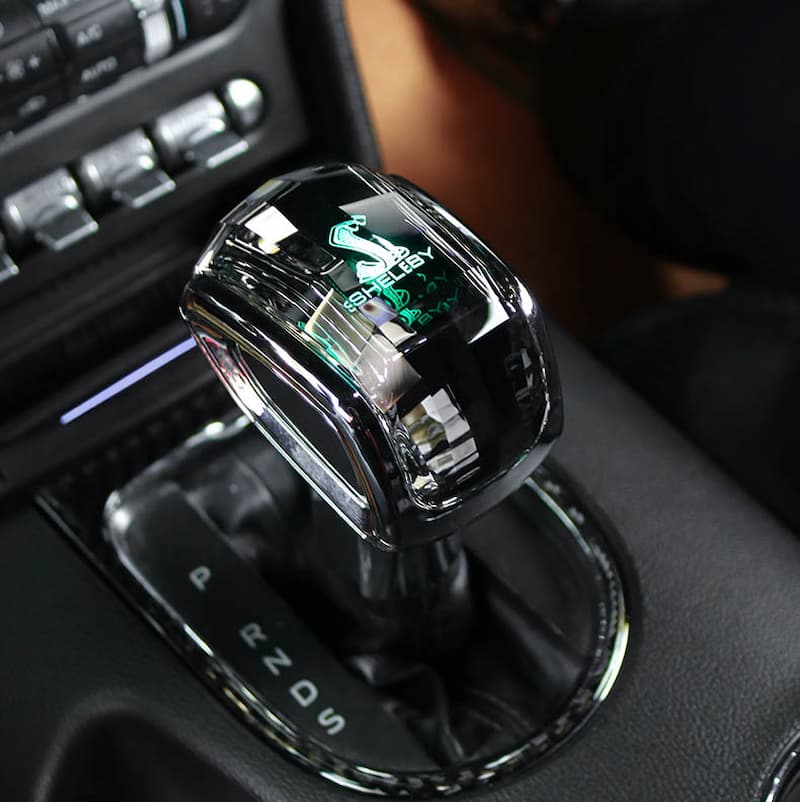 15-22 Ford Mustang Custom Crystal Shift Handle 3 Mustang Crystal gear Shifter shelby (2)