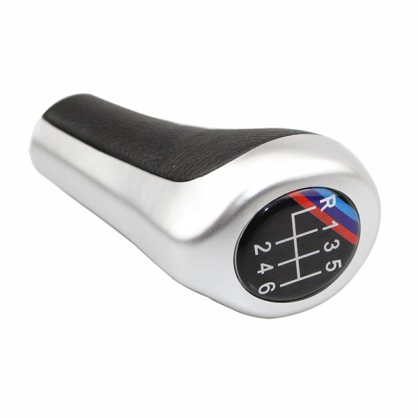 matte silver gear stick shift knob M