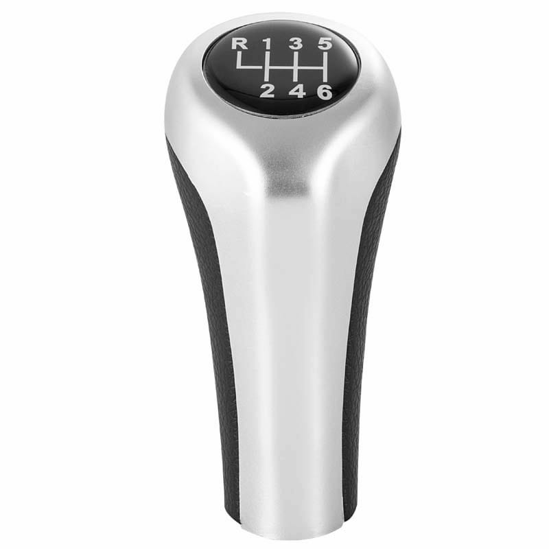 matte silver gear stick shift knob