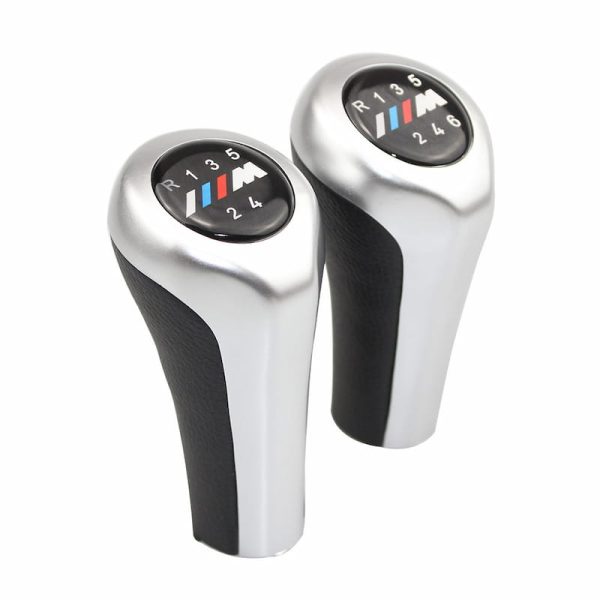 matte silver shift knob m logo